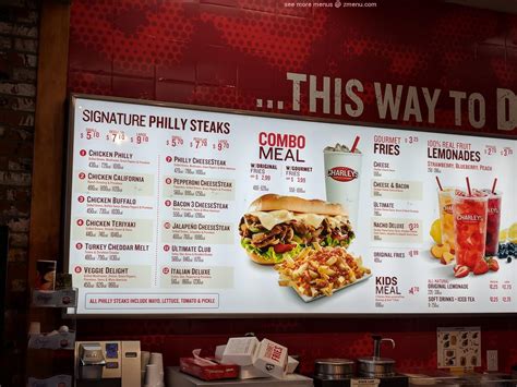 charleys cheesesteaks menu|Steak Restaurants Across The UAE .